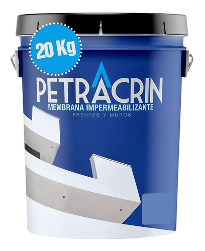 Membrana Liquida Para Techos Profesional Petracrin 20 Kg Lts