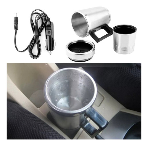 Hj Coche Termo Eléctrico 12v Calefacción Té Café De 350ml