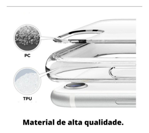 Case Anti Impacto Transparente 15 Pro Promax Plus + Brinde
