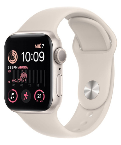 Apple Watch Se 2ª Generación Gps De 44 Mm  Blanco Estelar