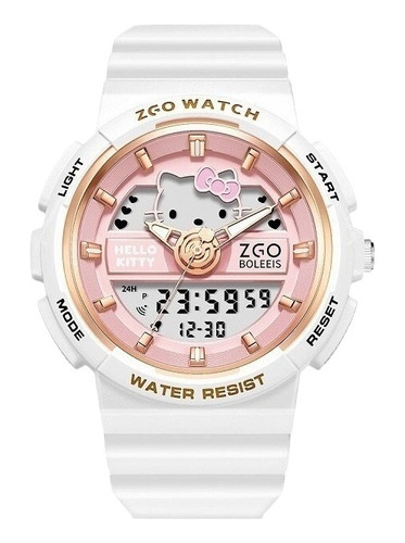 Reloj Sanrio Hello Kitty Cinnamoroll Luminoso Y Resistente A