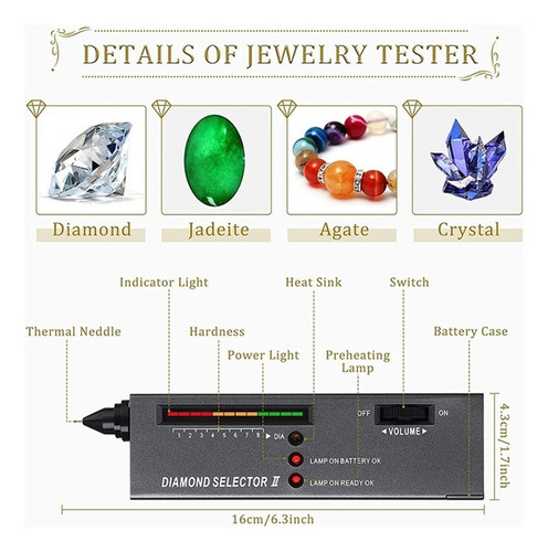 Detector De Joyas M Diamond Tester De Diamantes Gem Diamond
