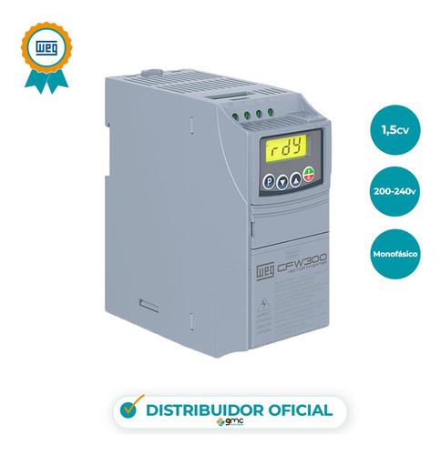 3x Inversor Frequência Weg Cfw300 1,5cv 220v 6a Monofásico