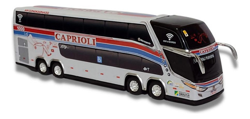 Brinquedo Miniatura De Ônibus Viação Caprioli Coleções