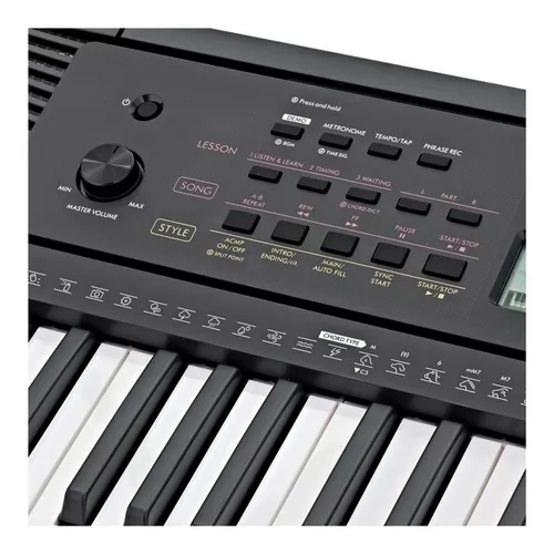 Kit de teclado Yamaha PSR-E273 con atril estuche y pedal de sustain