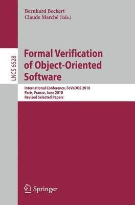 Formal Verification Of Object-oriented Software - Bernhar...