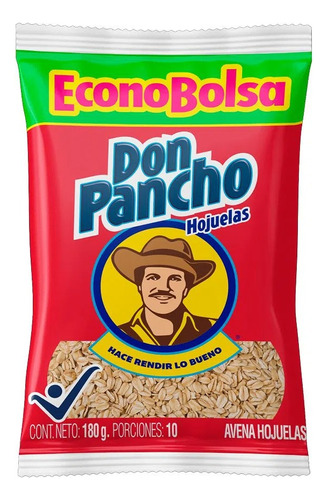 Avena En Hojuelas Don Pancho  X 50x 180g - g a $633