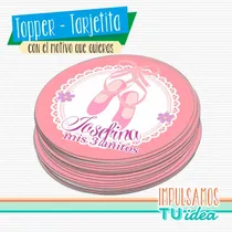 Comprar Cumple Bailarina, Tarjetita Souvenir Bailarina Imprimible
