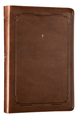 The Purpose Book: Bíblia Sagrada, A21, Capa Couro-soft Marrom, Cruz