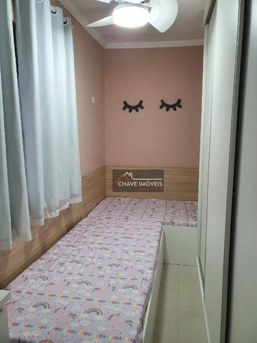Imagem 13 de 15 de Sobrado À Venda, 97 M² Por R$ 328.600,00 - Parque São Vicente - São Vicente/sp - So0134