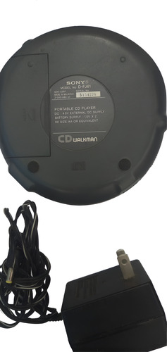 Discman Sony D-fj61 (necessita De Reparo) Preto
