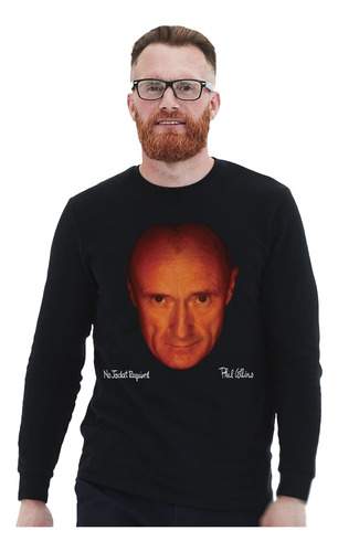 Polera Ml Phil Collins No Jacket Required Pop Abominatron