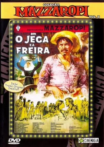 Dvd Mazzaropi Filme O Jeca E A Freira - Colorido Orig Lacrad