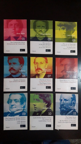 Colección Libros Bilingües Clarín Oscar Wilde E A Poe London