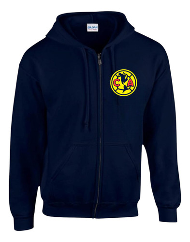 Hoodie Con Cierre Sudadera + Gorra America Moda