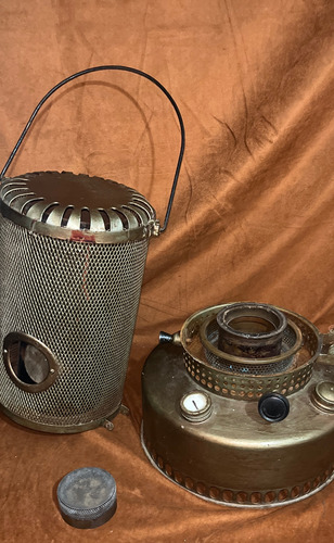 Estufa Antigua A Kerosene Grande Funcionando Y Decorativa (Usado)