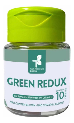 Suplemento Em Cápsula Top Premium Brasil  Green Redux Green Redux Premium Spirulina Green Redux Premium Em Frasco De 5g 10 Un