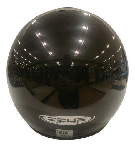 Imagen 2 de 4 de Casco Zeus 507 Abierto Tipo Jet Negro Brillante