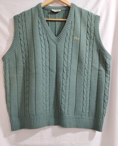 Chaleco Lana Lacoste Original Talle Xxl