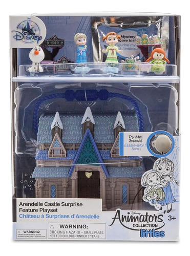 Disney Animators Set De Juego Miniatura De Castillo Frozen