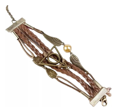 Imagen 2 de 2 de Harry Potter Pulsera Reliquias Muerte, Un Regalo Para Ti