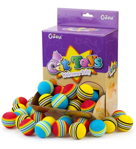 ¡   Juguete X45 Bolas Suaves De Colores Para Mascota   !!