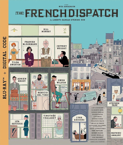 Imagen 1 de 3 de Blu-ray + Dvd The French Dispatch / La Cronica Francesa