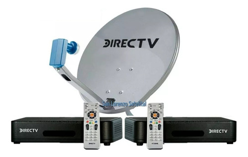 Kit Directv Prepago Antena 60 Cm + 2 Decodificadores Full Hd