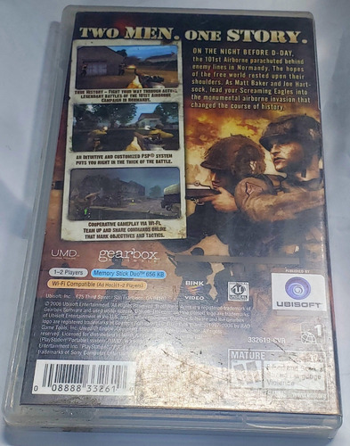 Brothers In Arms Psp Umd Usado (Usado)