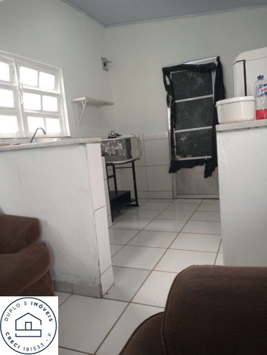 Imagem 9 de 15 de Casa Em Mongaguá , Bairro Itaguai , Geminada - 6544 - 69936099