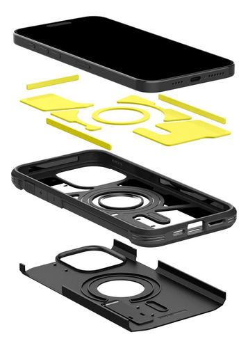 Case Funda Spigen Tough Armor Magsafe iPhone 15 Pro 6.1