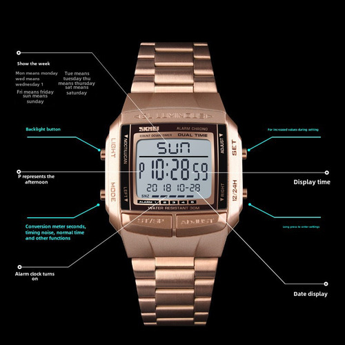 Curry Gold - Reloj Deportivo De Moda Multifuncional Para Hom