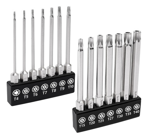 Juego Puntas De Destornillador Torx Mulwark 14 Piezas