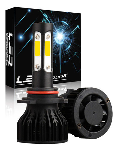 Kit De Bombillas Faros Led 9012 De 4 Lados Hi Low Beam 6000k