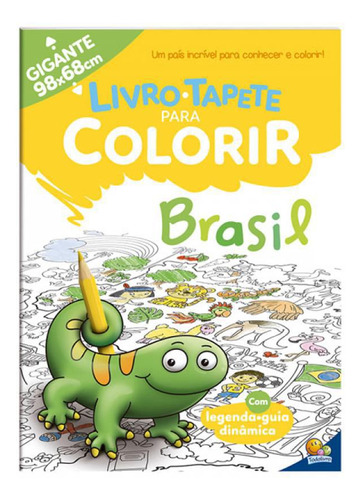 Livro Livro-tapete Para Colorir: Brasil