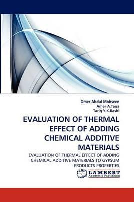 Libro Evaluation Of Thermal Effect Of Adding Chemical Add...