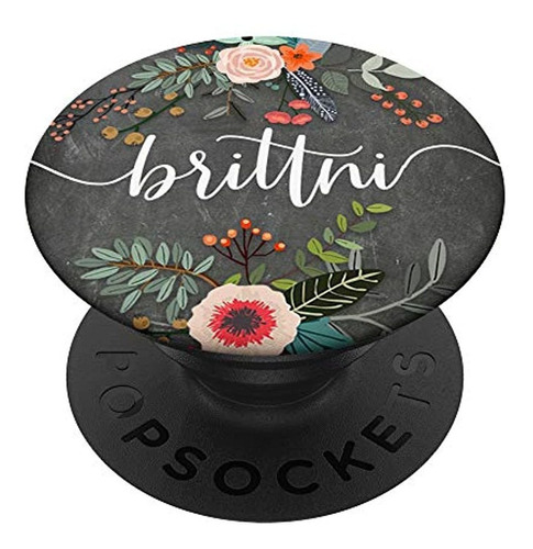Brittni - Nombre Personalizado Rustico Floral Chicas