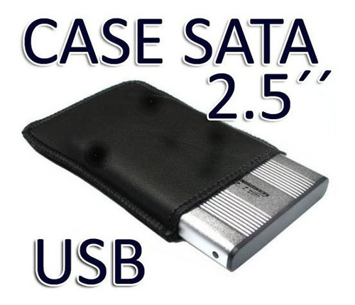Imagen 1 de 5 de Case Usb 2.0  Para Disco Duro Sata  2.5 Sata Enclouser Usb