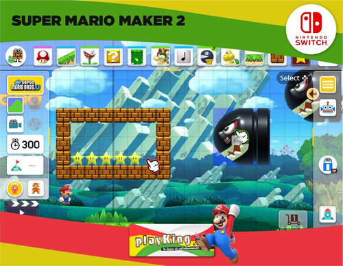 Imagen 5 de 10 de Super Mario Maker 2 Nintendo Switch Fisico Sellado Playking