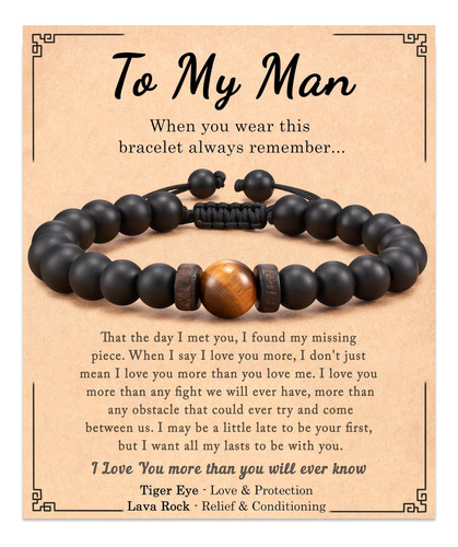 Pulsera Para Hombres, Cumpleaños, San Valentín, Aniversario,