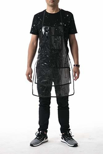 Transparent Water And Oil Resistant Kitchen Apron, Adjust