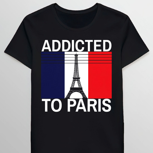 Remera Addicted To Paris 73515550