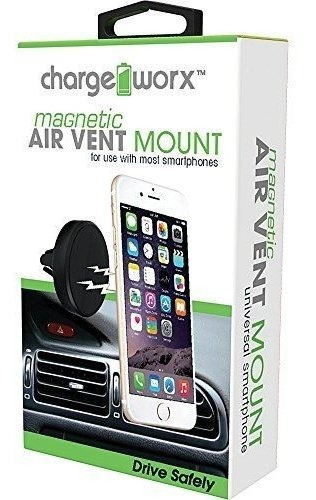 Chargeworx Universal Air Vent Magnetic Phone Car Mount ...