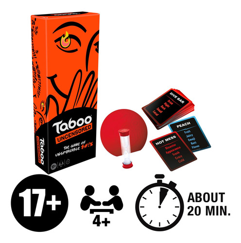 Juego De Mesa Sin Censura Hasbro Gaming Taboo Solo Para Adul