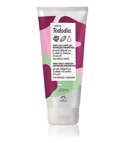 Crema Corporal Uva Rosada Y Granada Tododia