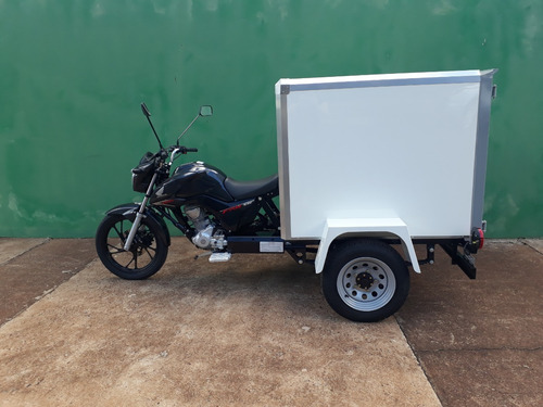 Imagem 2 de 5 de Tricicar Triciclo De Carga Furgão Alumínio 160cc 2021/2022