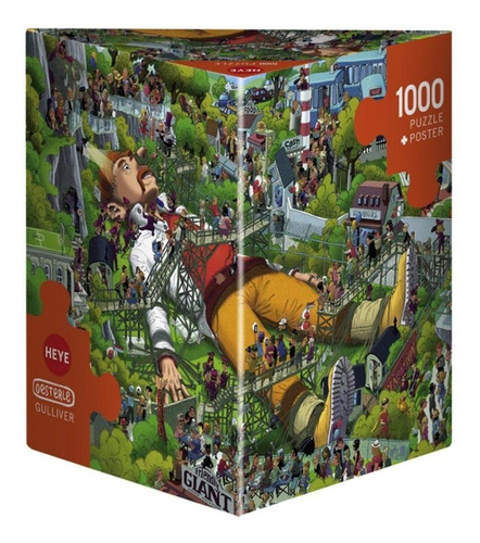 Puzzle Heye 1000  Gulliver Oesterle + Envío / Updown