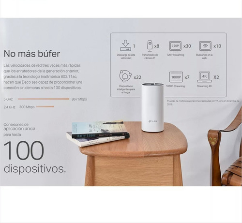 Sistema Wifi Malla Para El Hogar, Deco E4 (1-pack) Tp-link