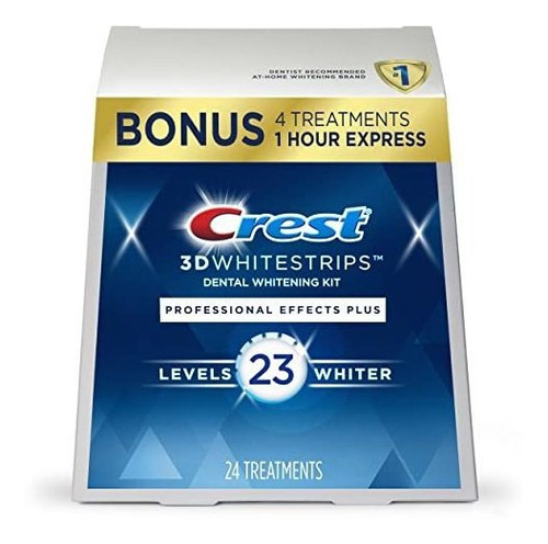 Crest 3d Whitestrips, Professional Effects Plus, Kit De Tira