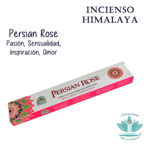 Incienso Rosa Persa - Himalaya Incense Premium
